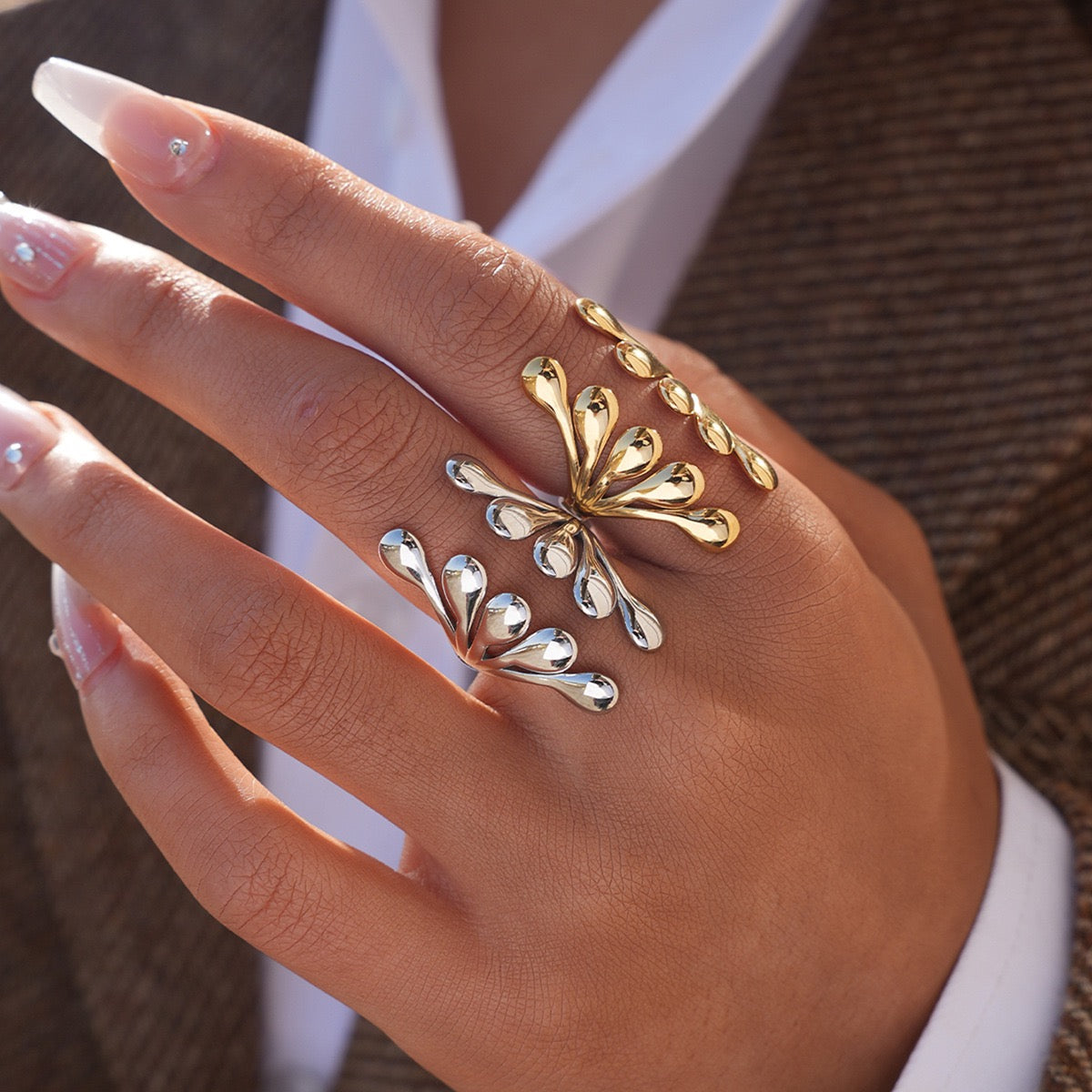 Silver paradise rings