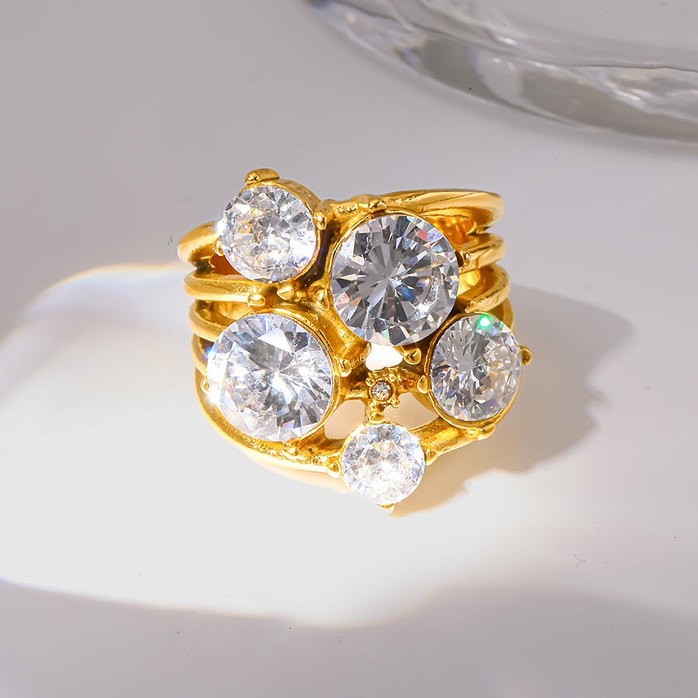 Valencia Zirconia Statement Ring