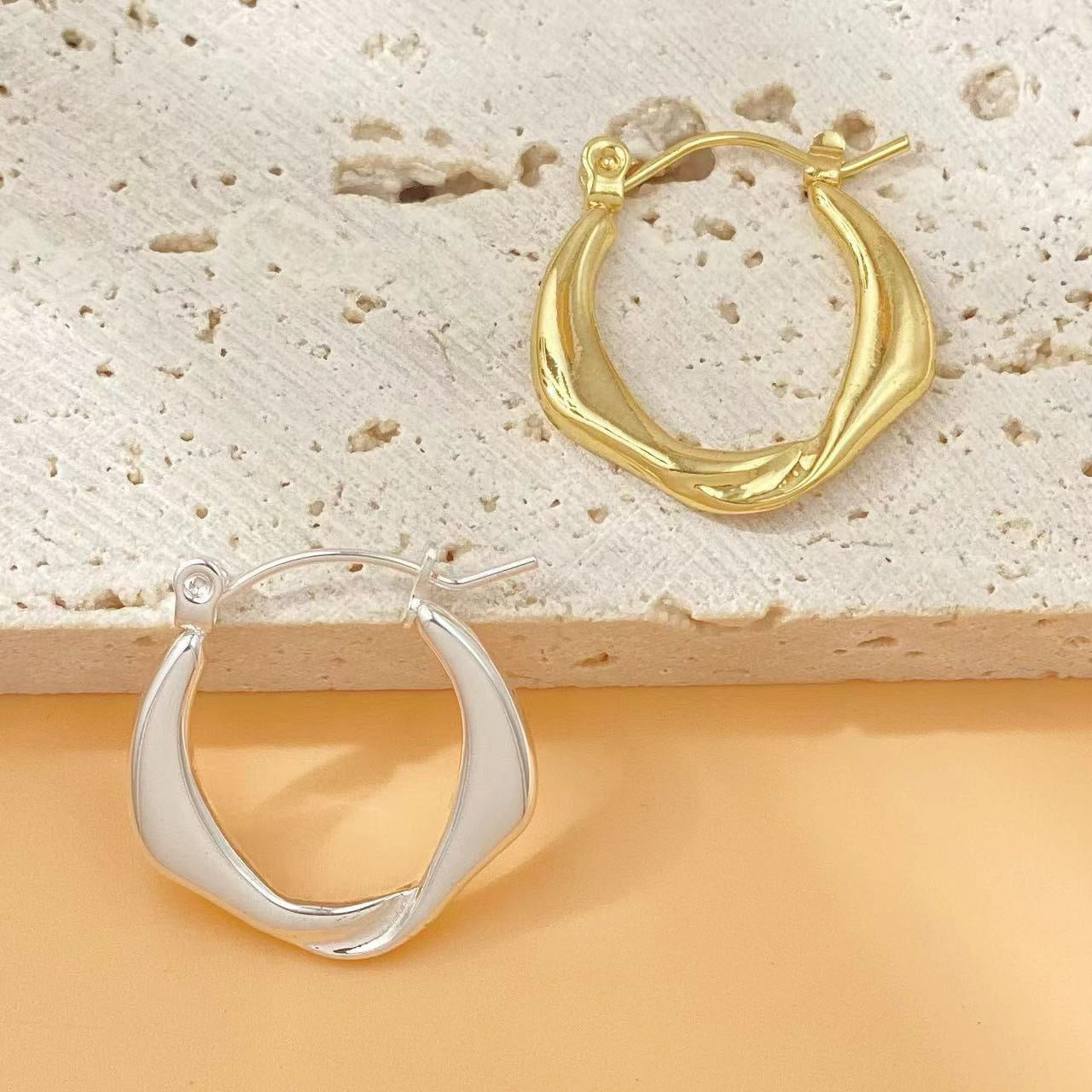 Gina hoops earrings