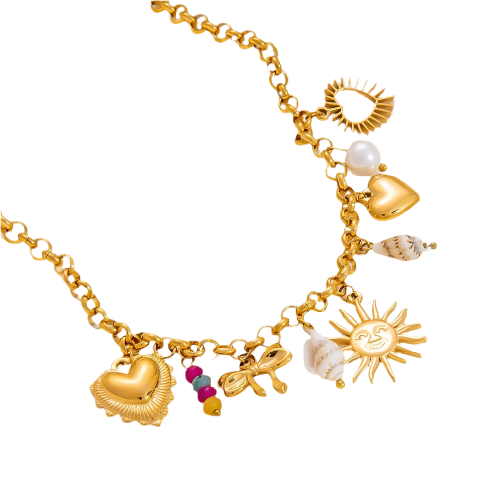 Bondi Yuki summer handmade  charm necklaces