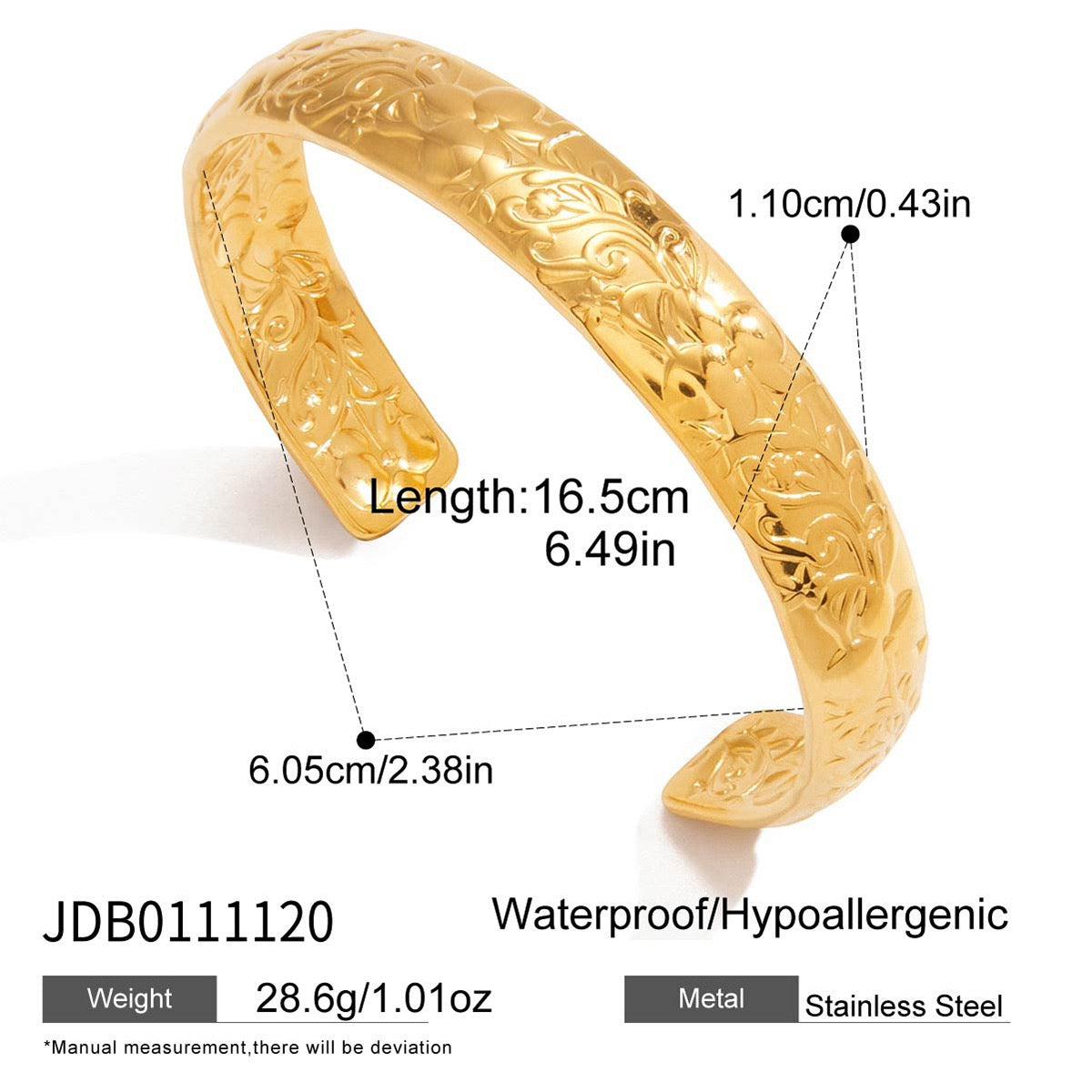 Big classic round bangle