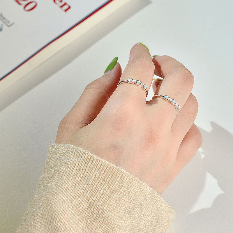 Celestia Opal Sterling Silver Ring