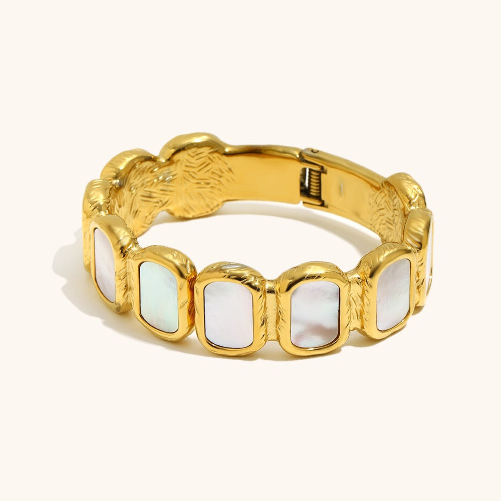 Mother of pearl grand bangle