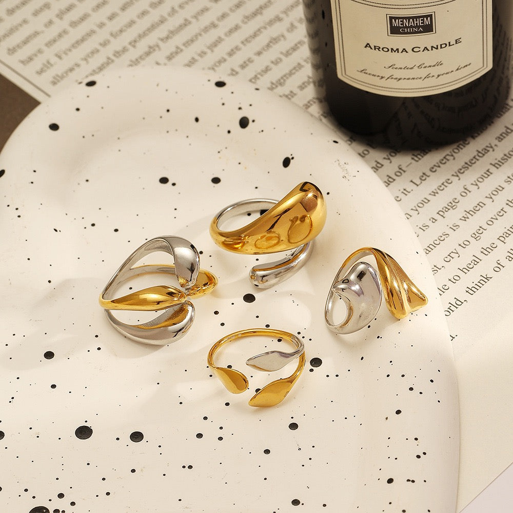 Two tones mix rings
