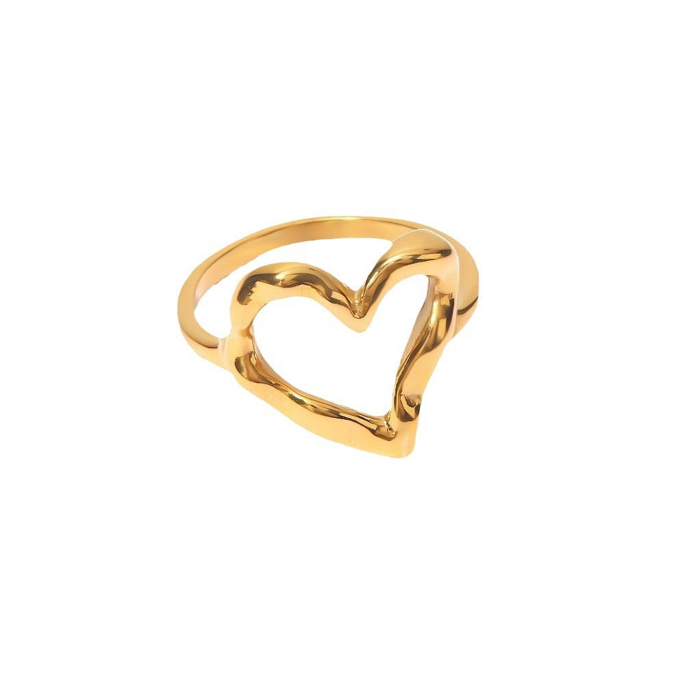 Celeste Heart Rings