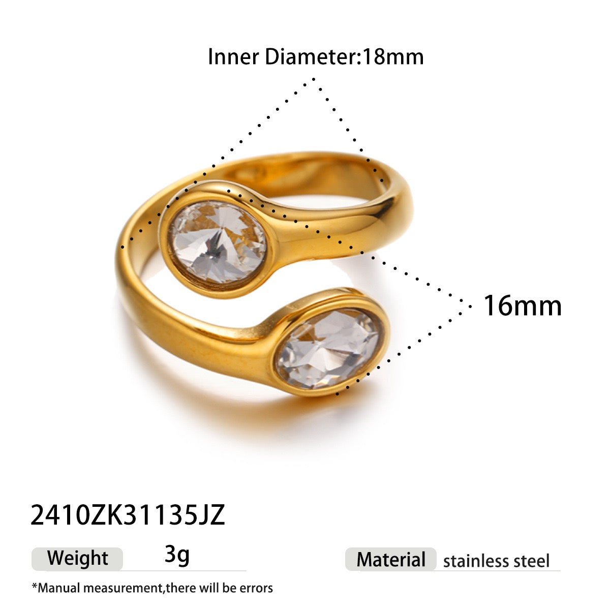 Valencia Zirconia Statement Ring