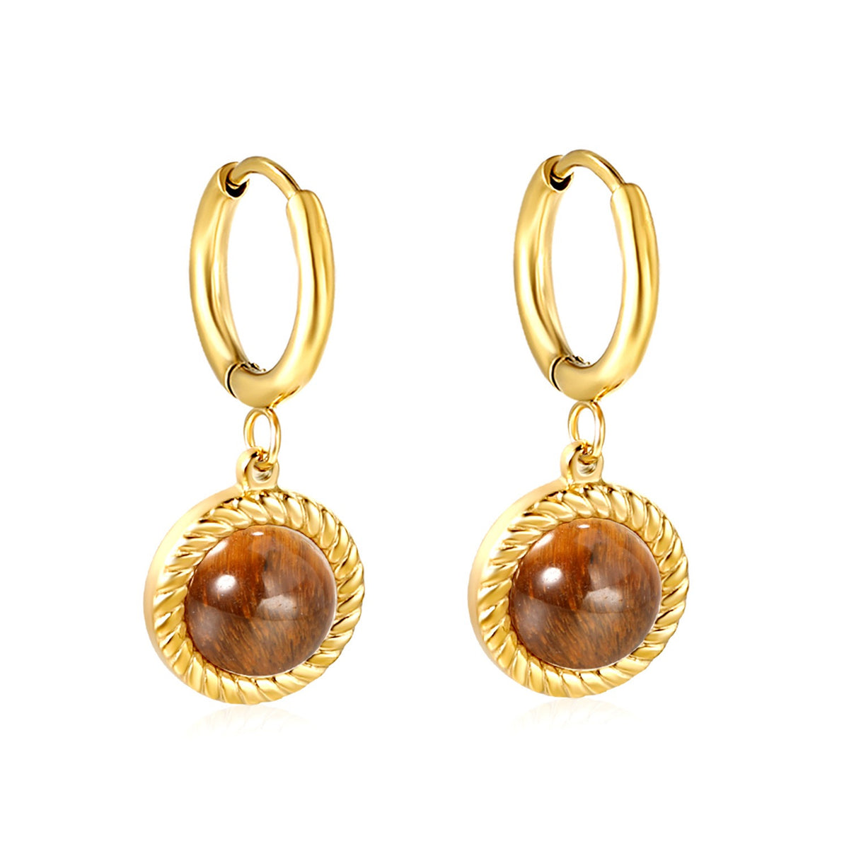 Natural stone hoops