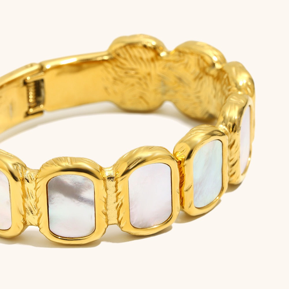 Mother of pearl grand bangle