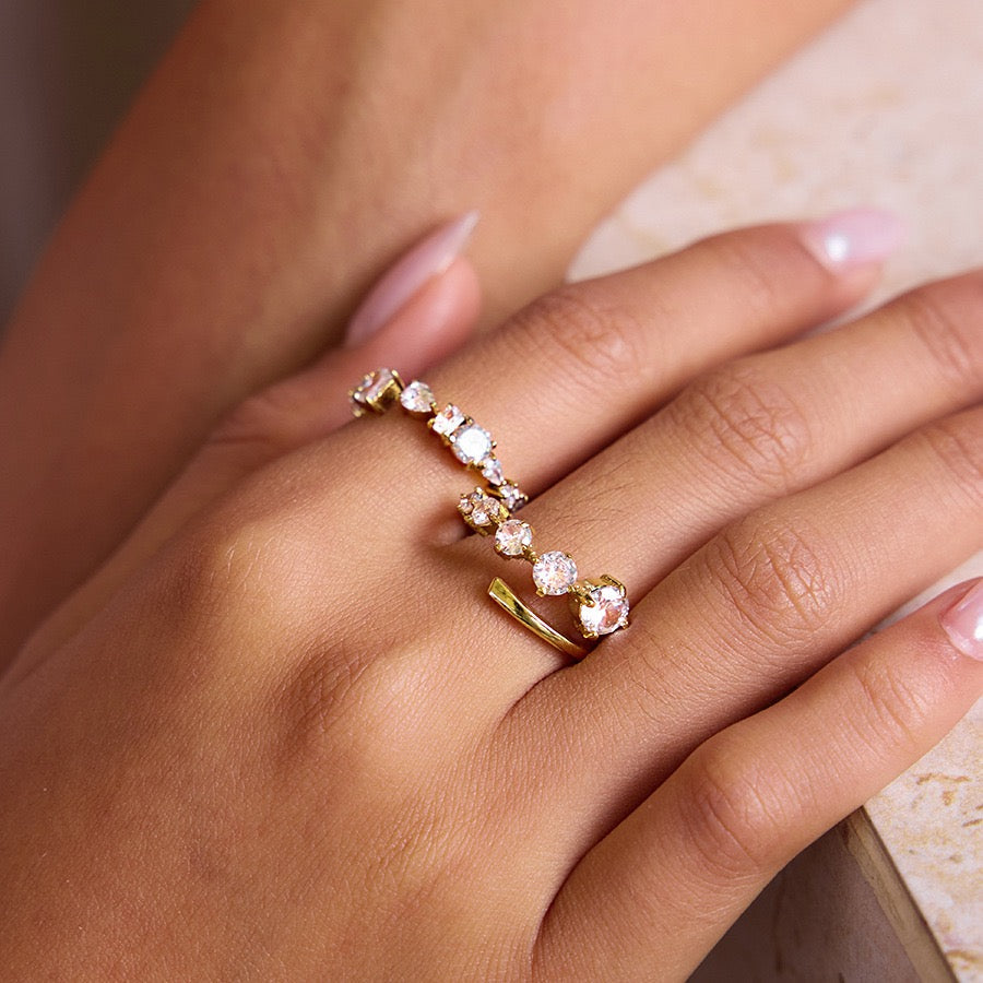 Dorren Double star rings