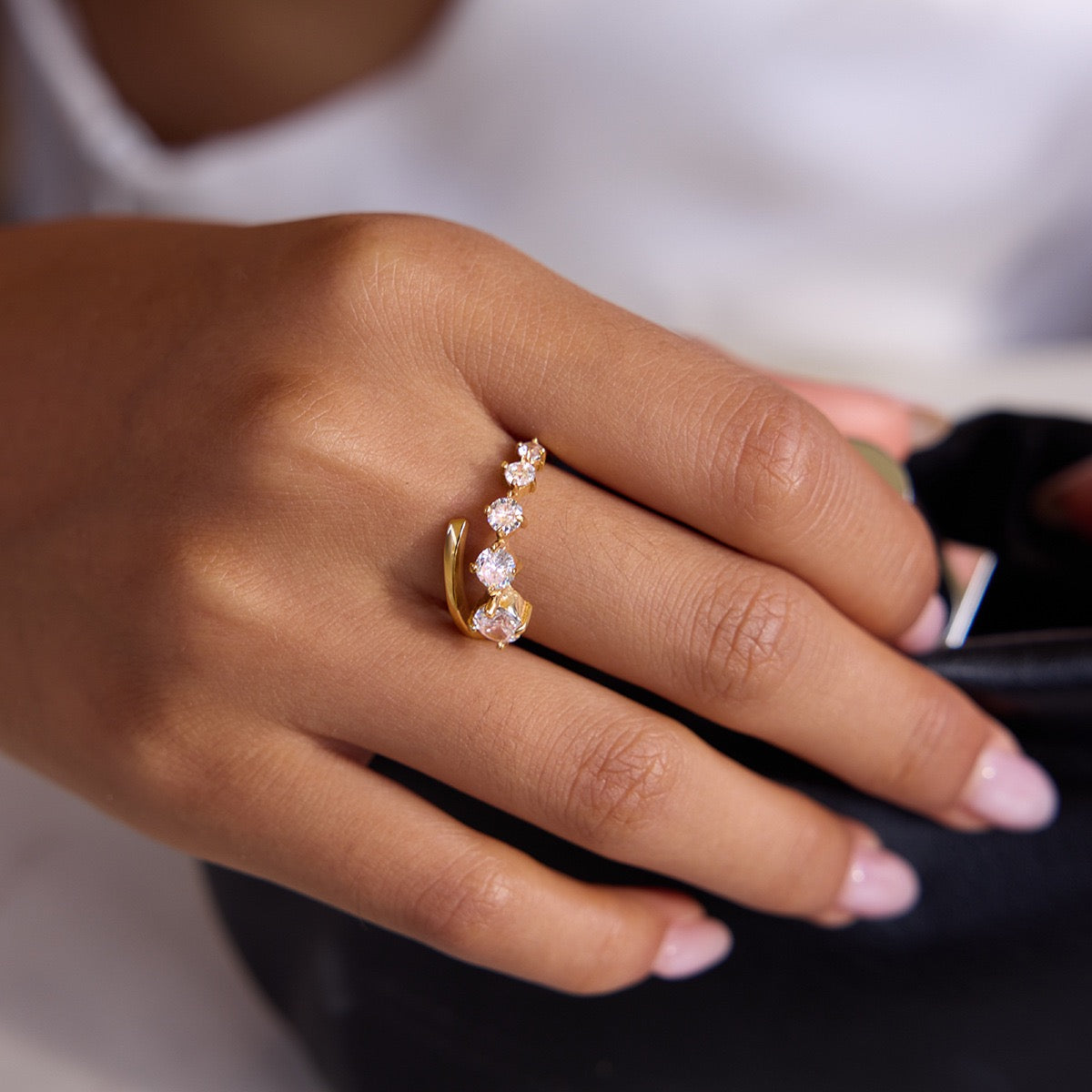 Dorren Double star rings