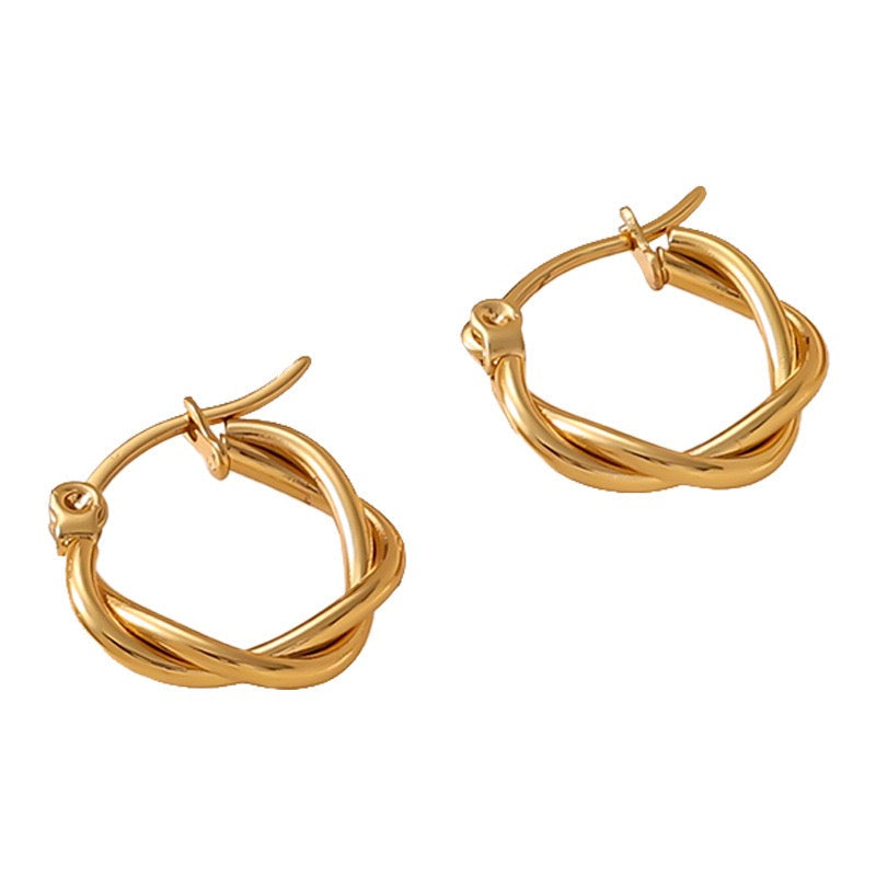 Classic chubby hoops