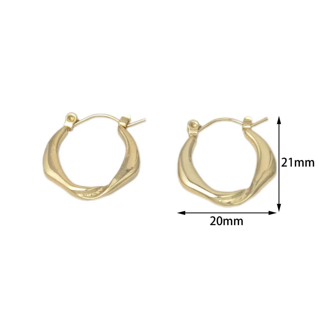 Gina hoops earrings