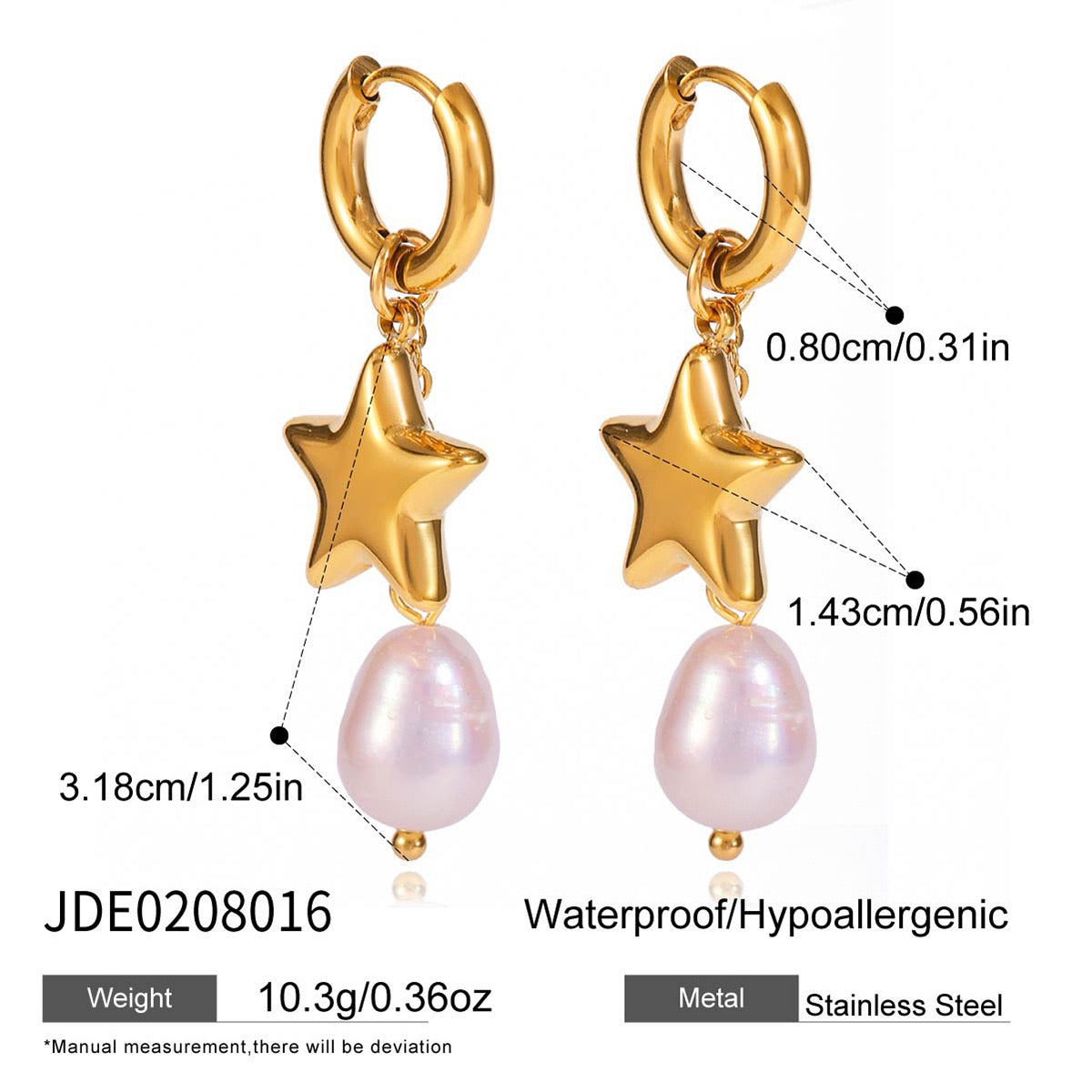 Pearly earrings collection