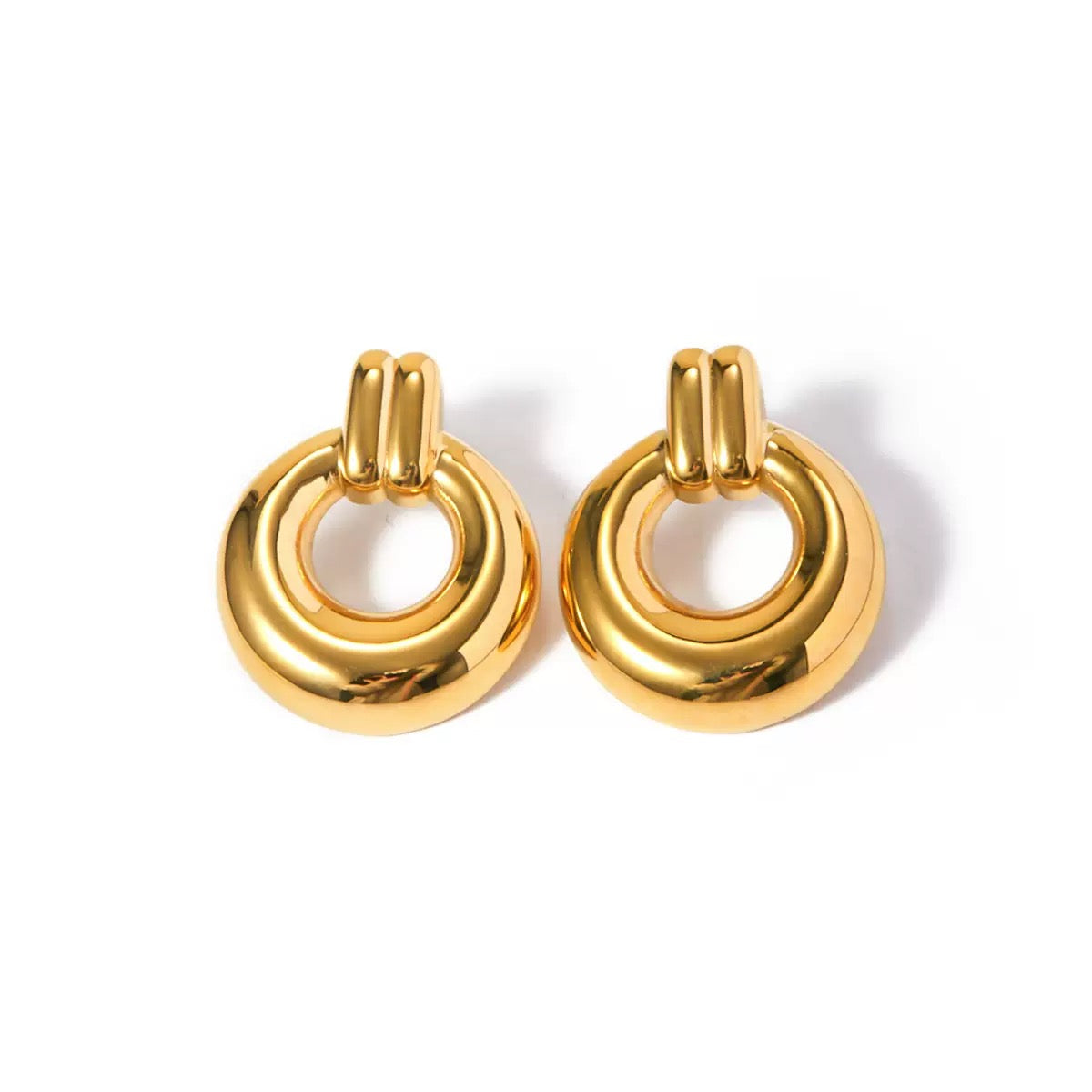 Louisa hoops abstract earrings
