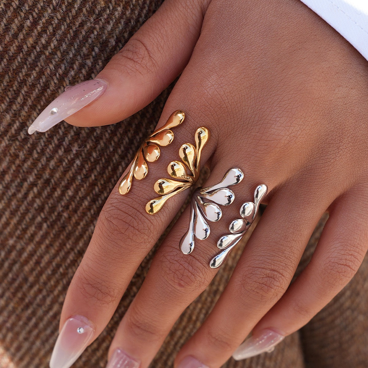 Silver paradise rings