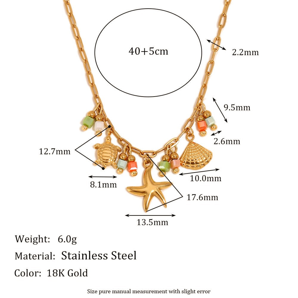 Summer Bondi charm necklaces
