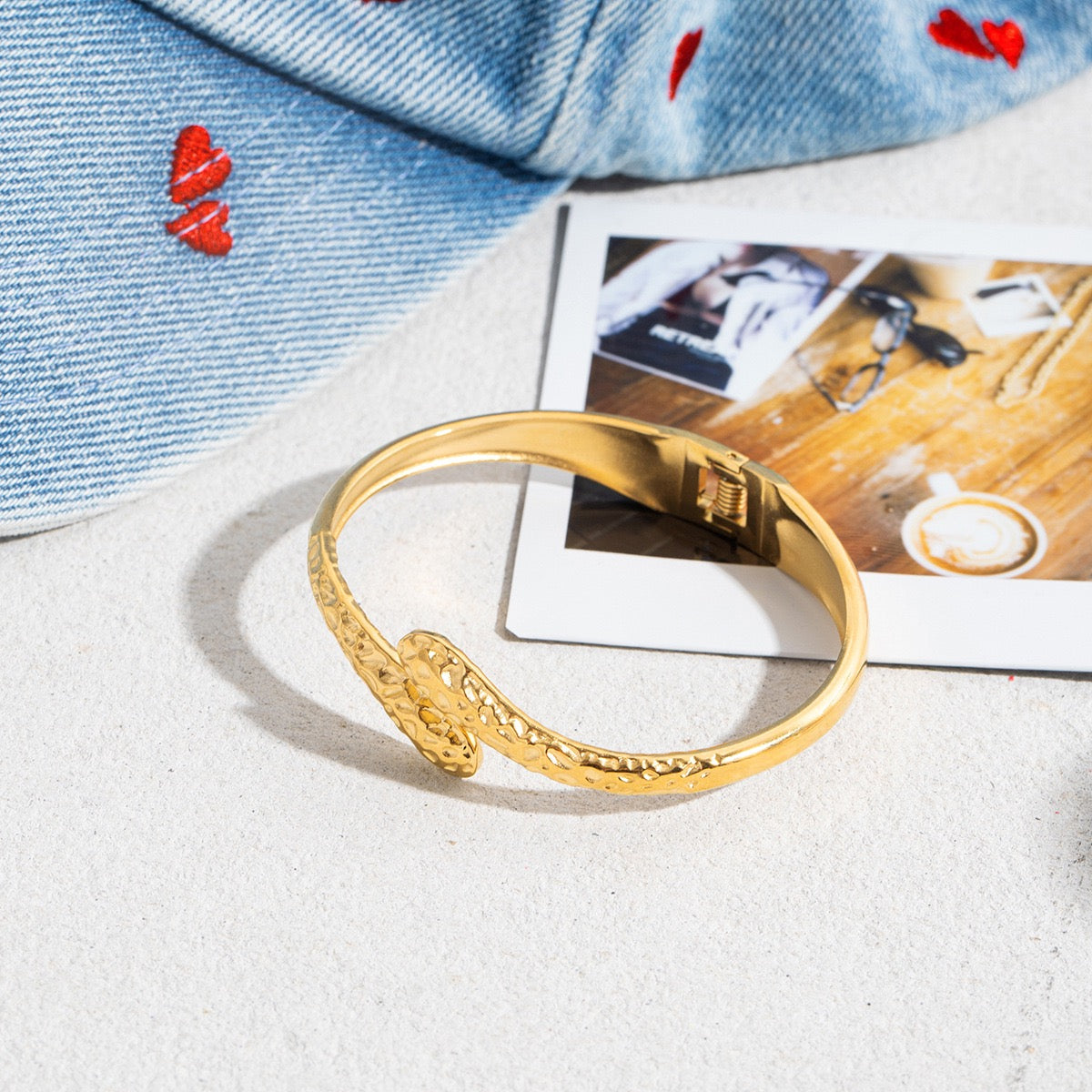 Cuddle cuffs bangle