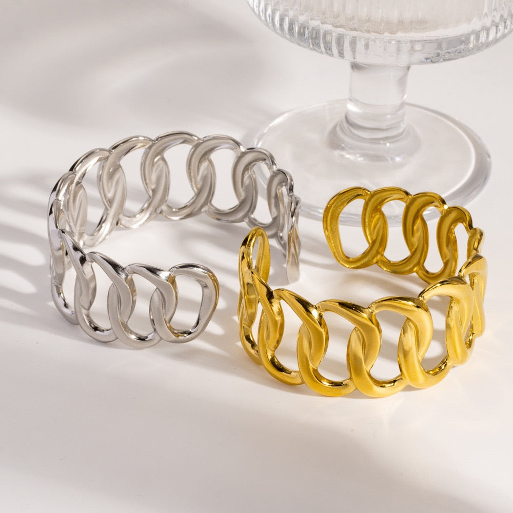 Big statement knots bangles