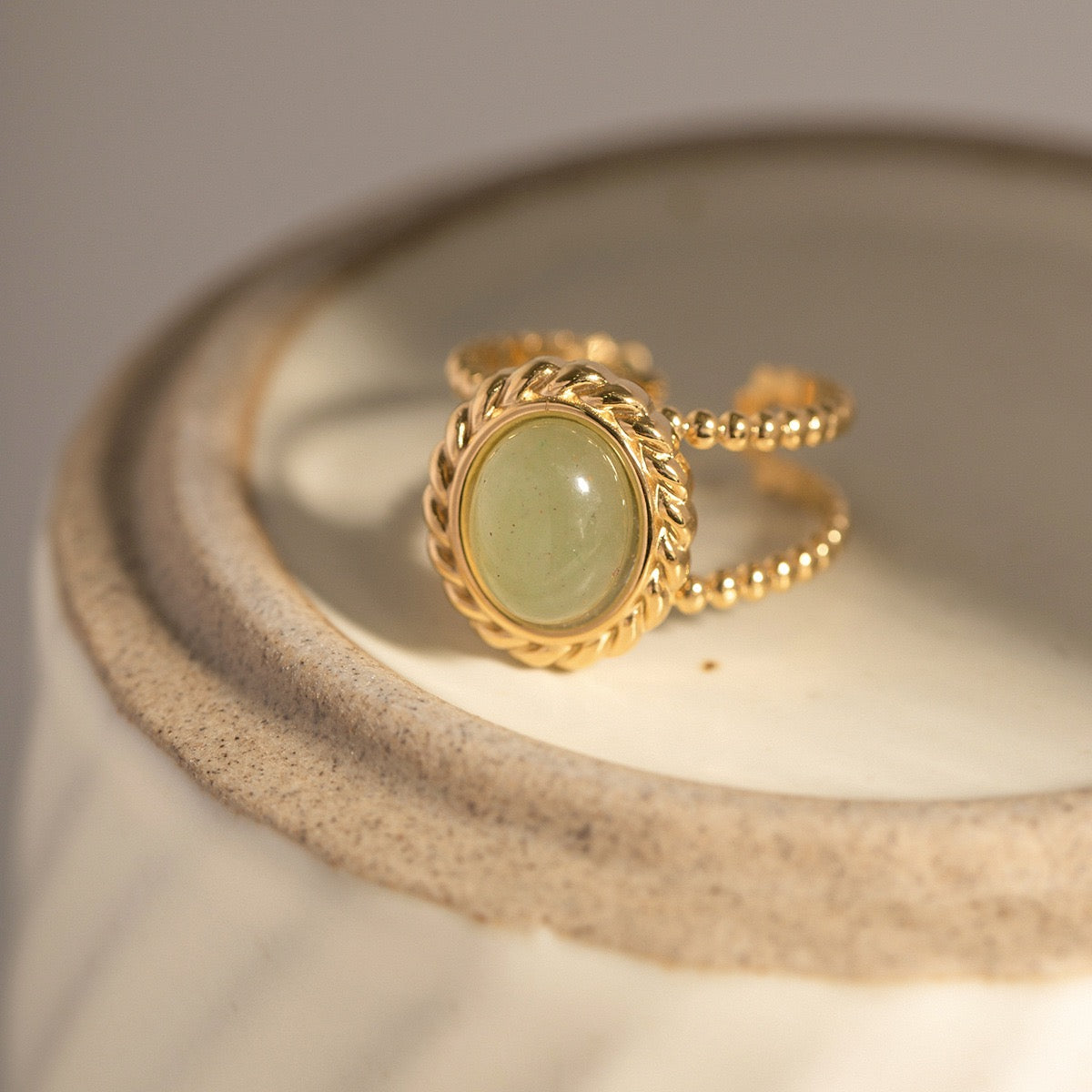 Green gems rings