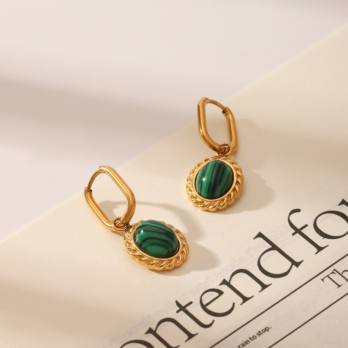 Natural stone hoops