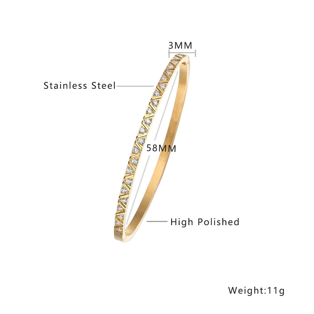 Dainty rock bangles