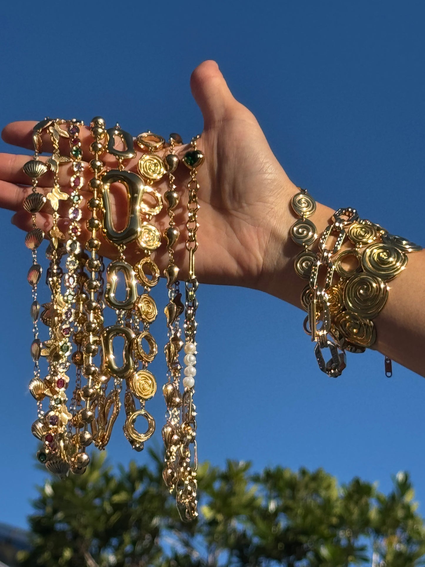 Green heart chain set