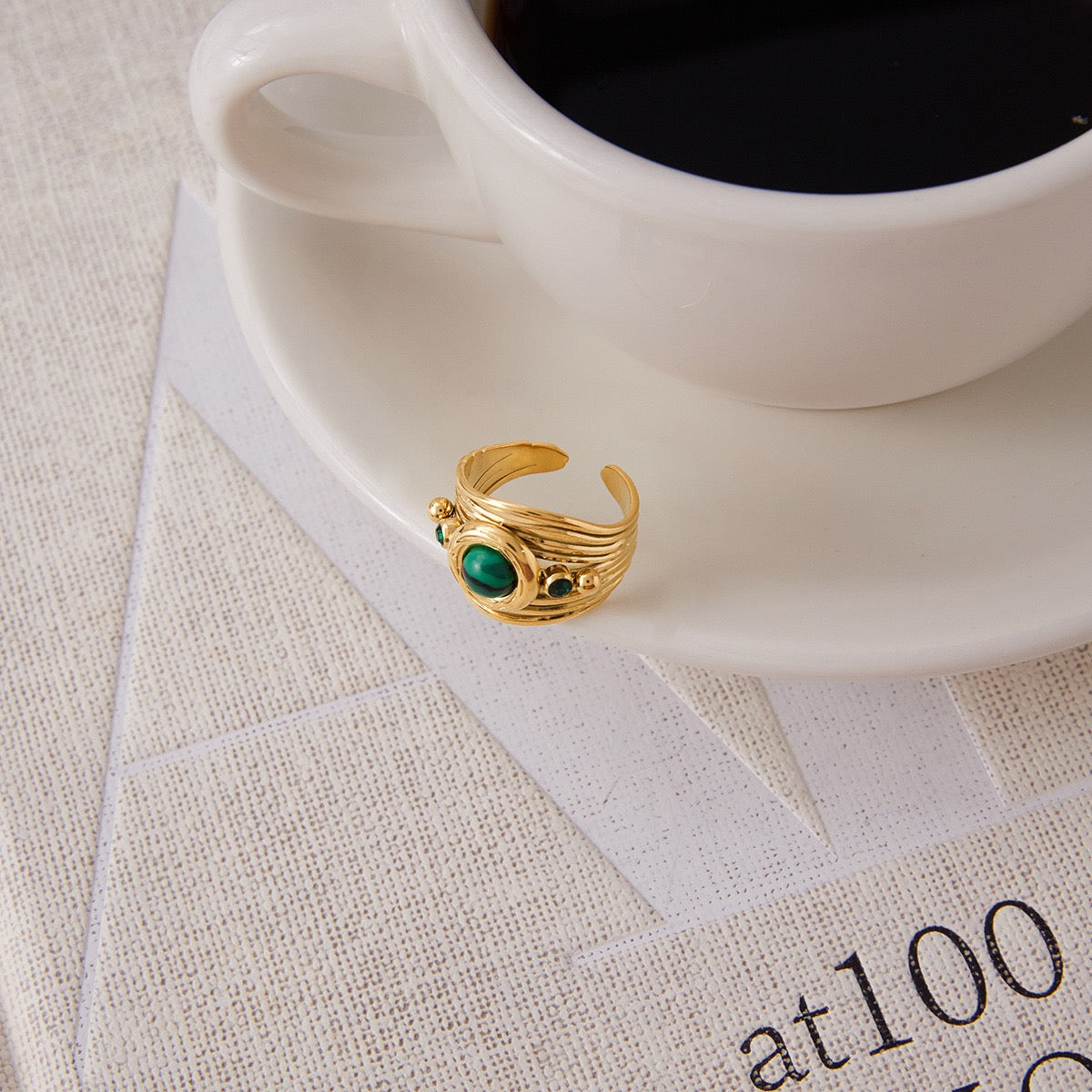 Valentina Emerald Rings