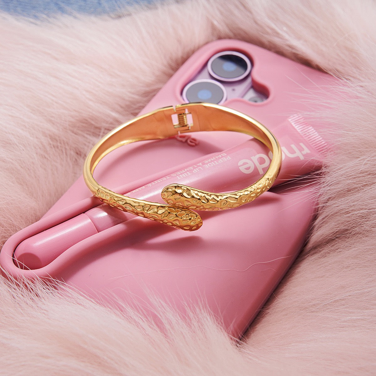 Cuddle cuffs bangle