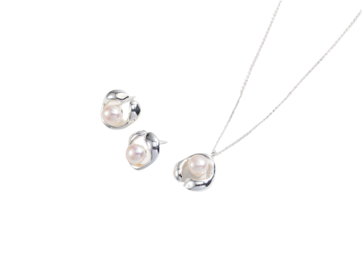 Shanghai Open pearls earrings