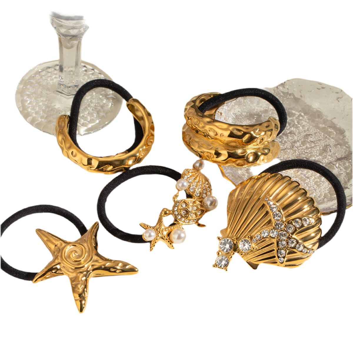 Bondi summer hair ties