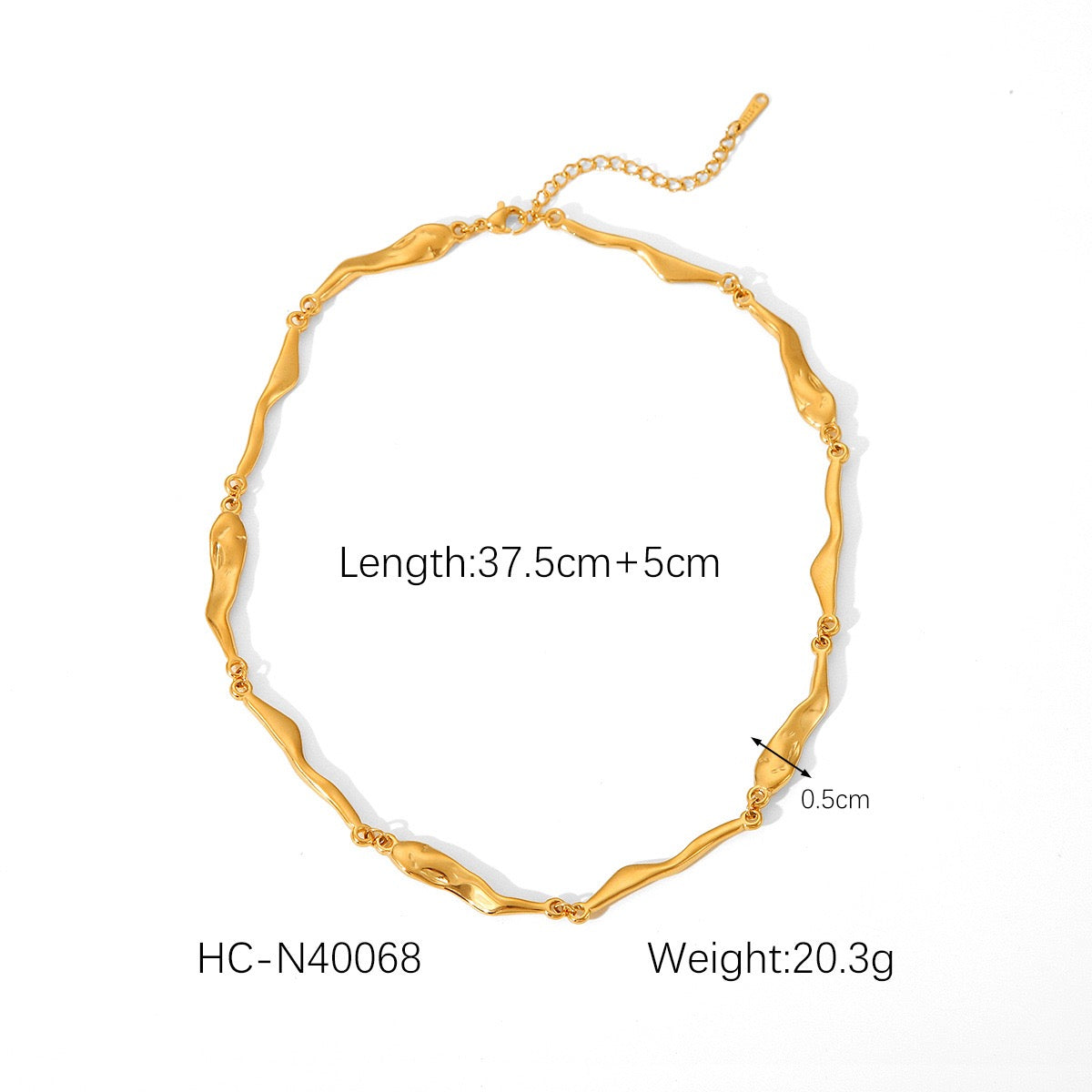 Statement chain necklace