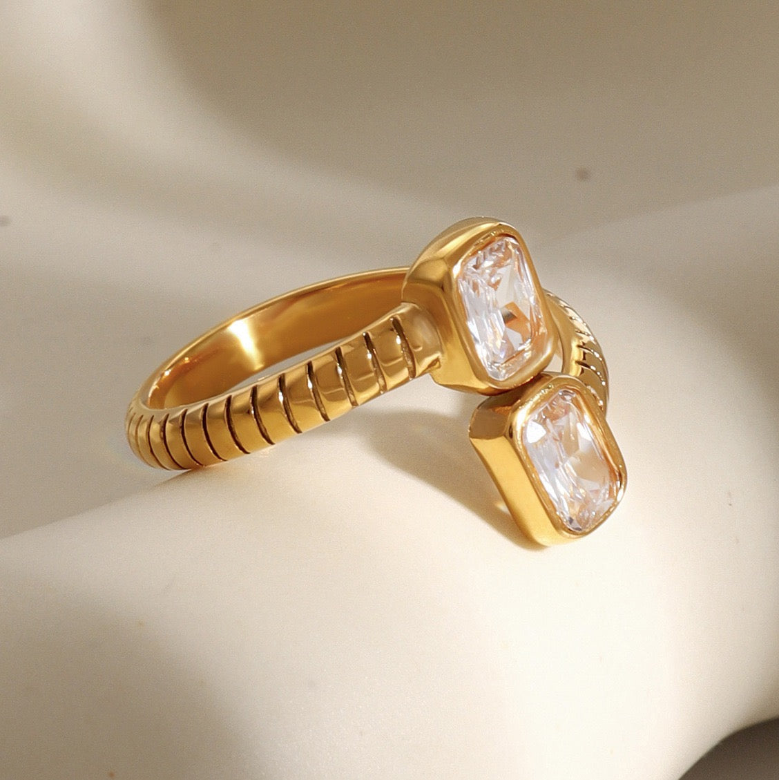Dorren Double star rings
