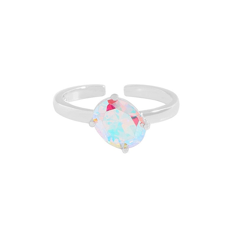 Celestia Opal Sterling Silver Ring
