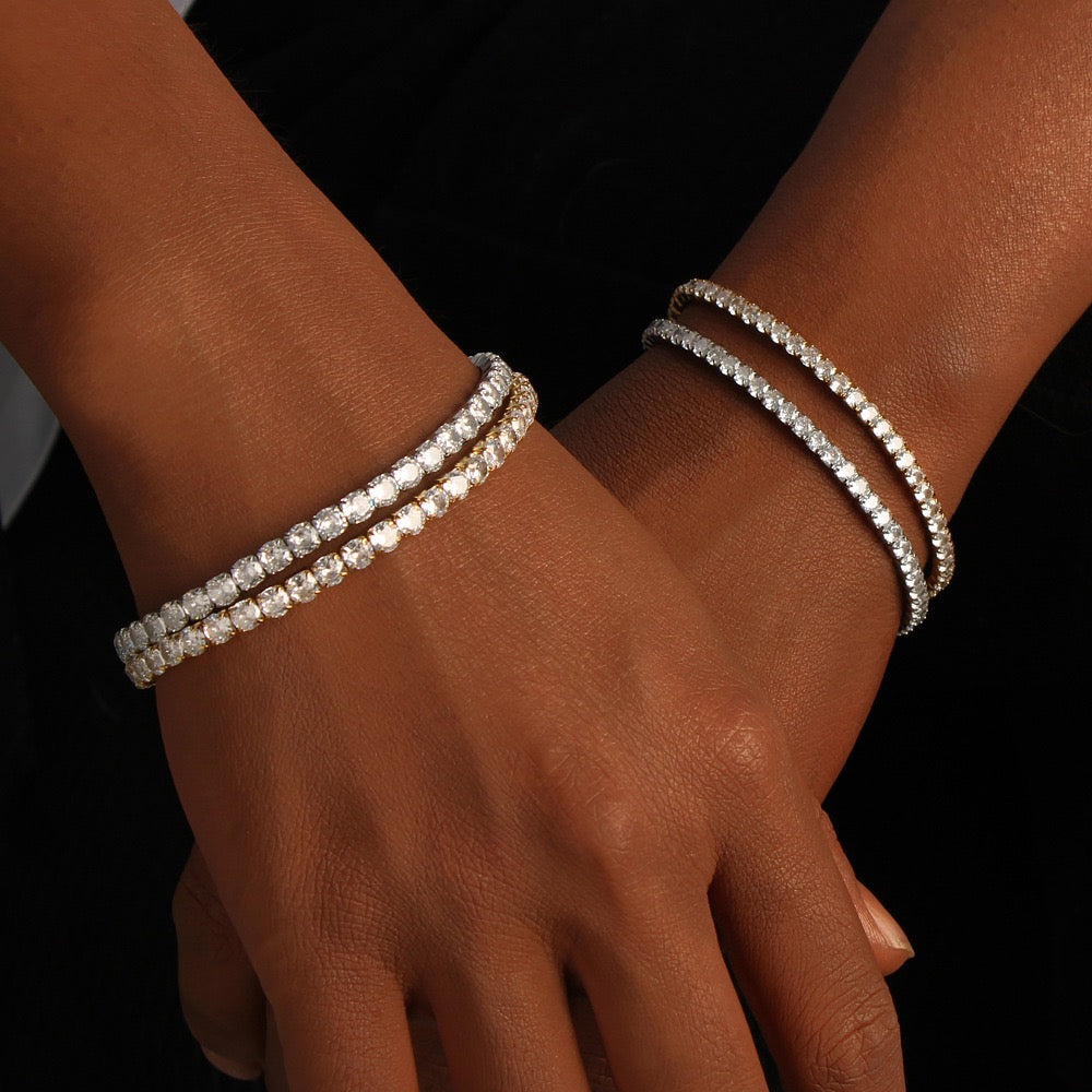 Tennis rock bracelets