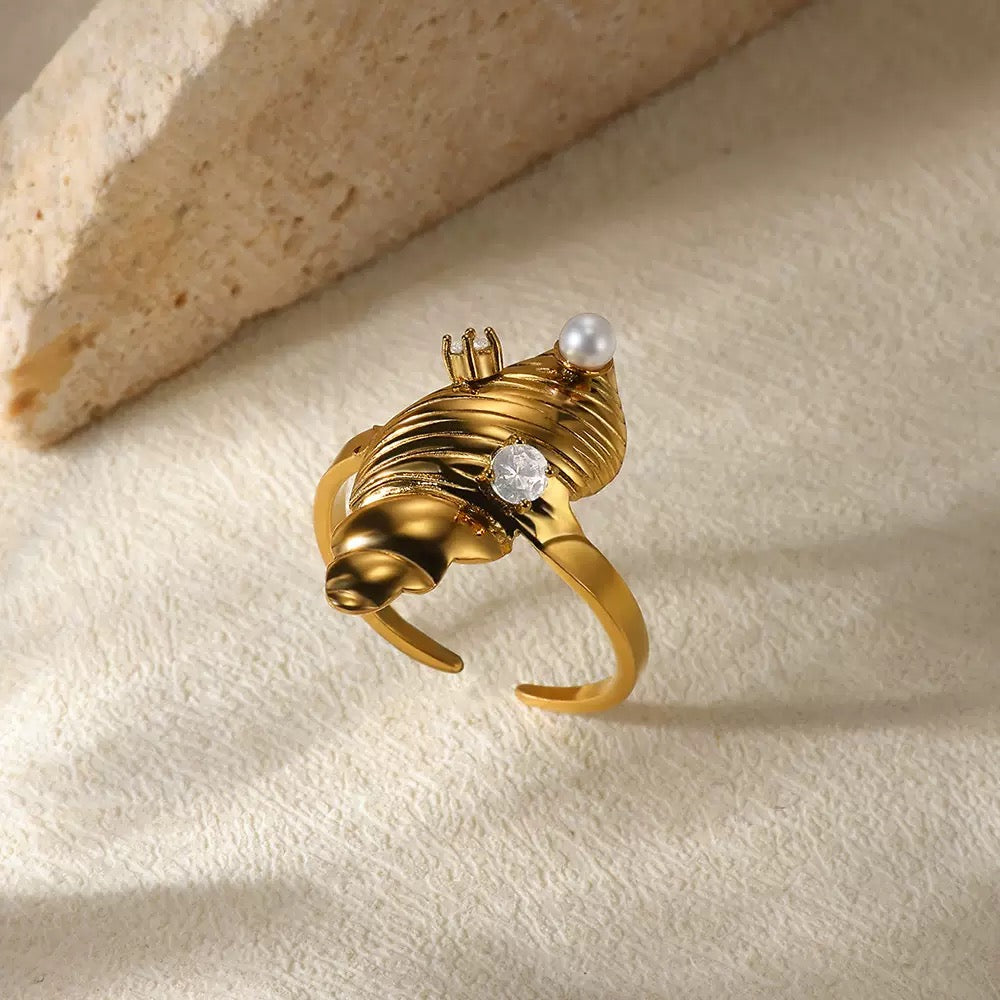 Pearly ocean starfish rings
