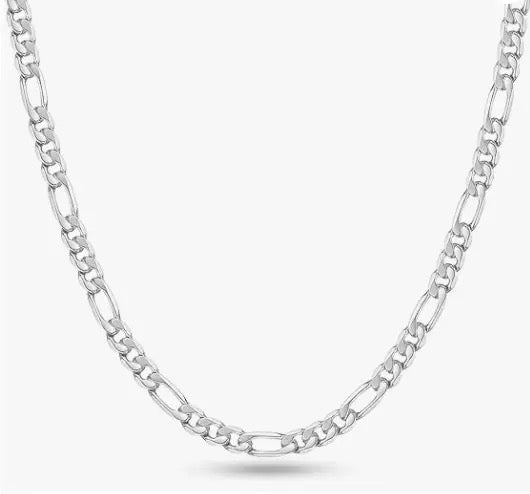 Silver colored chain necklace