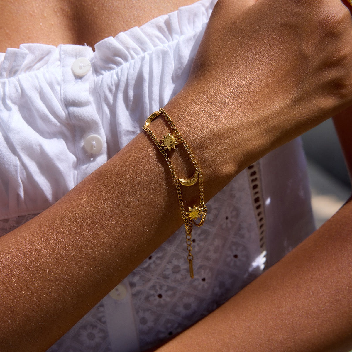 Golden sun bracelets
