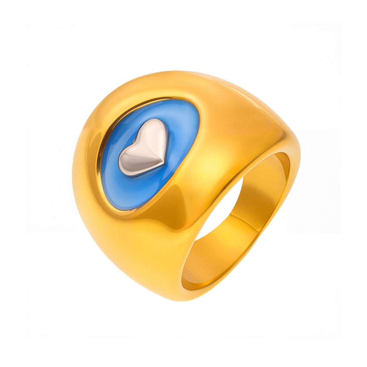 Celeste Heart Rings