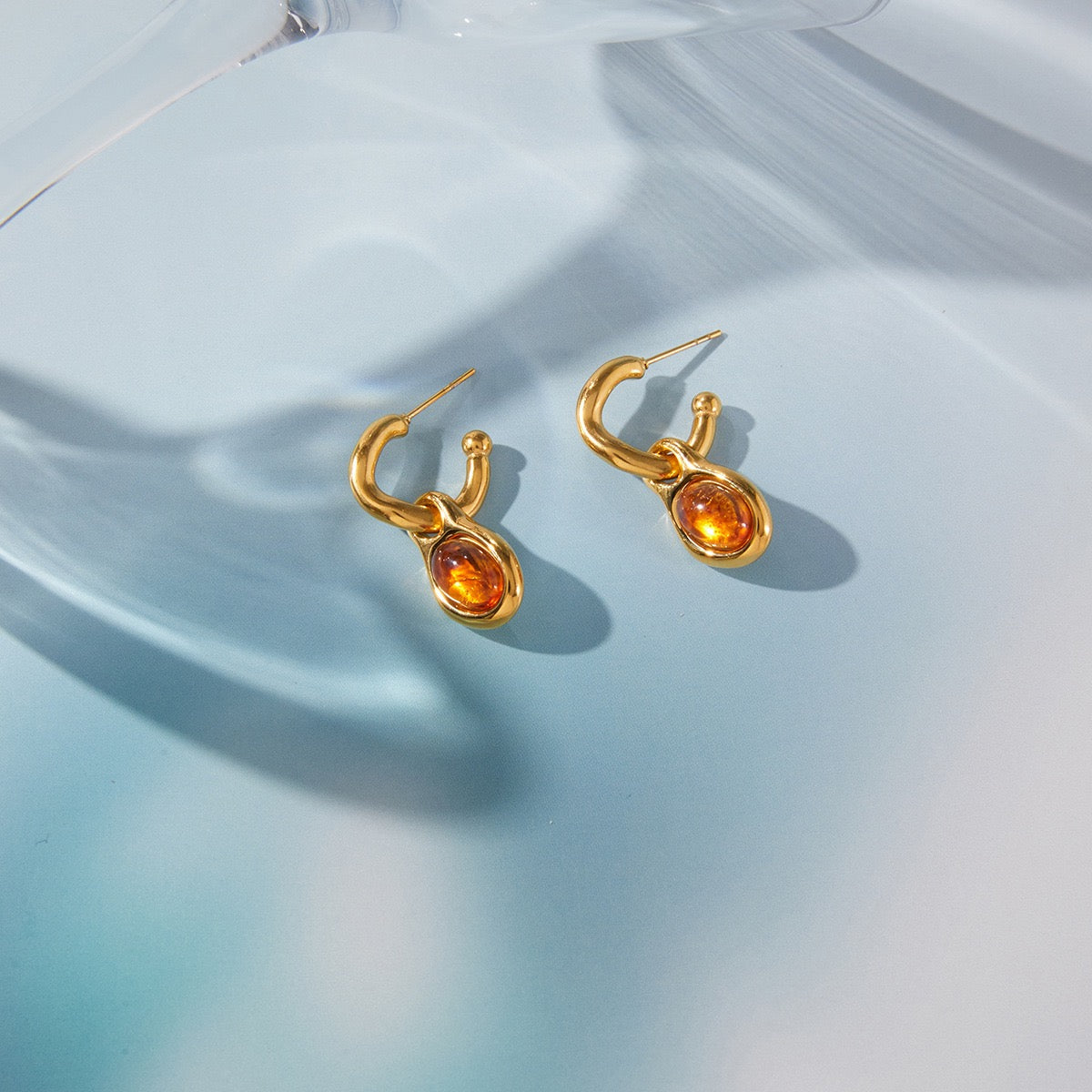 Amber dream earrings