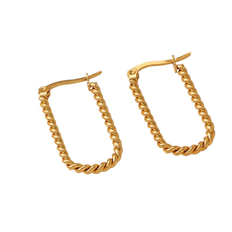 Classic chubby hoops