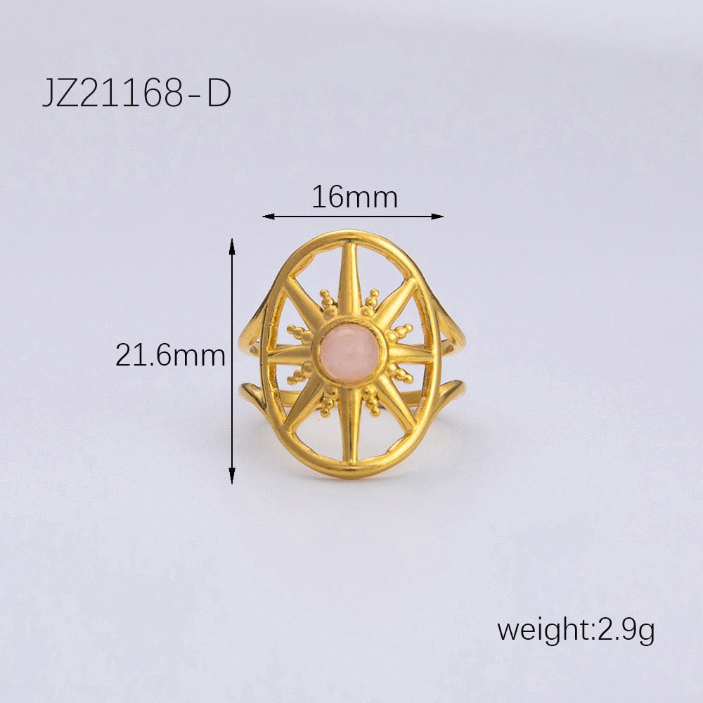 Round stars rings