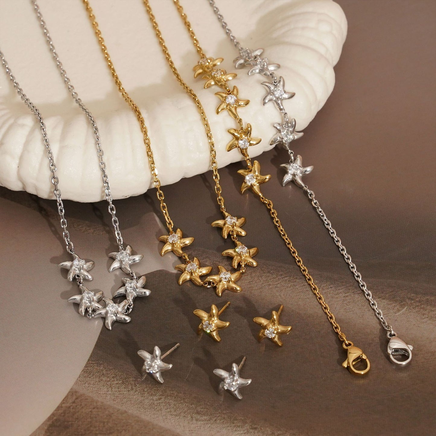 Dainty starfish set
