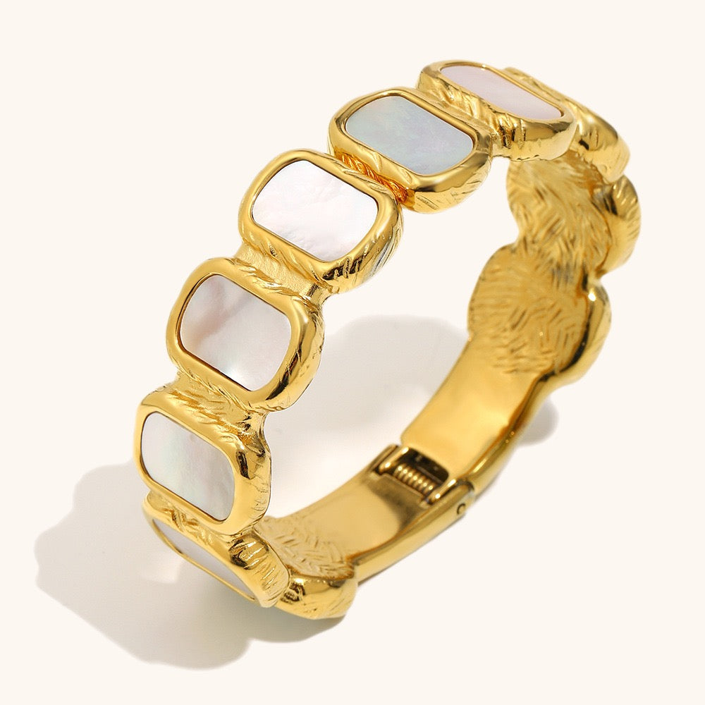 Mother of pearl grand bangle