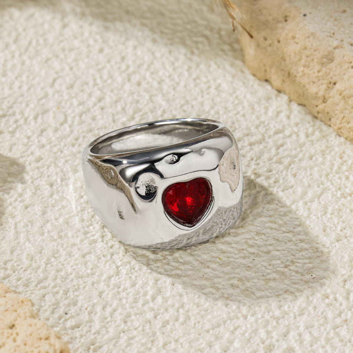 Celeste Heart Rings
