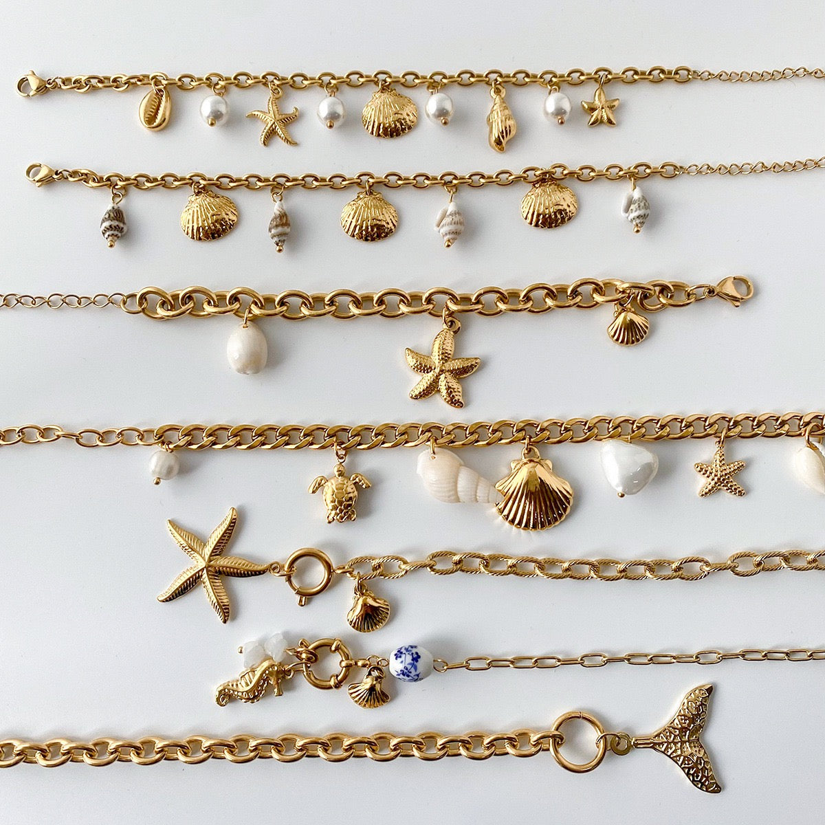 Starfish bracelet collections
