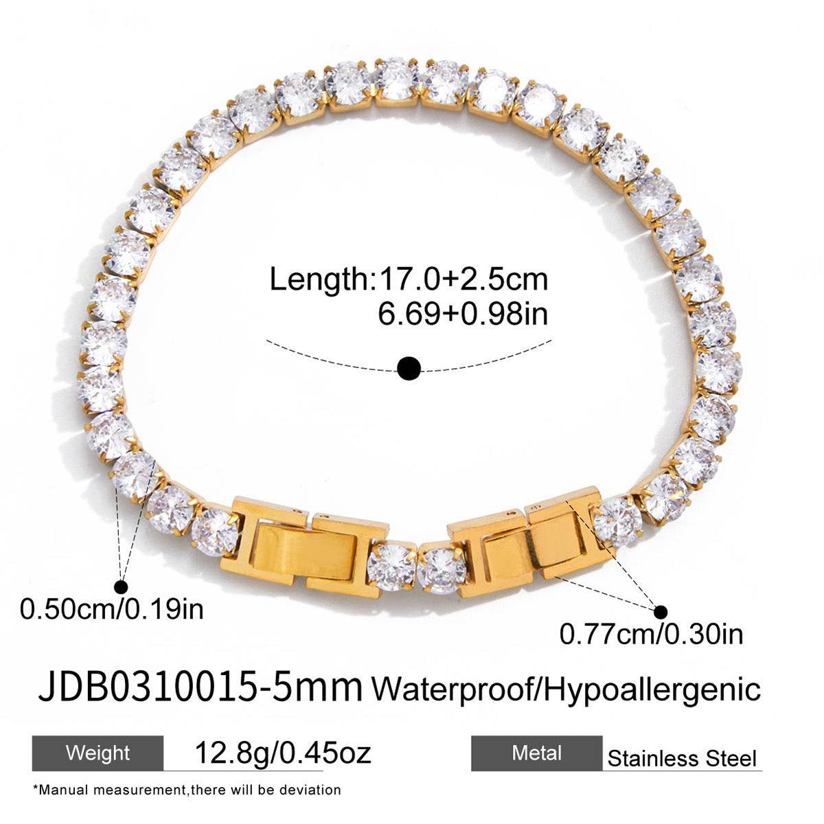 Tennis rock bracelets