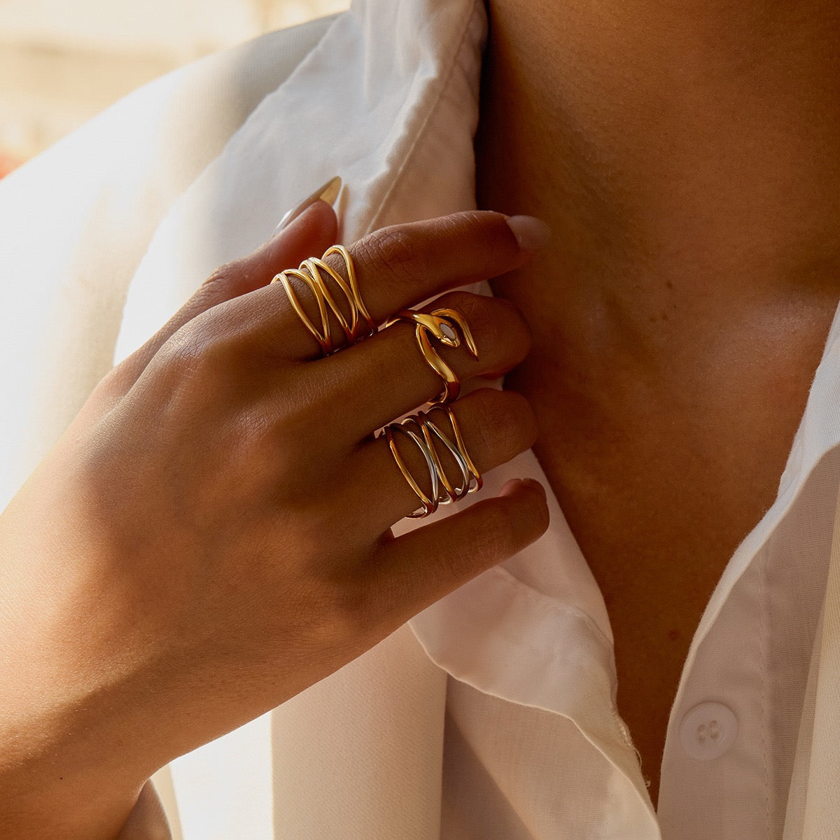 Serpentine Snake Ring