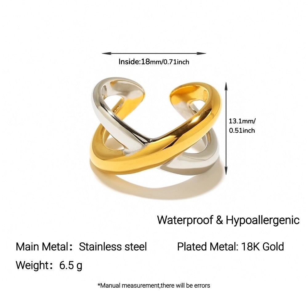 Two tones mix rings