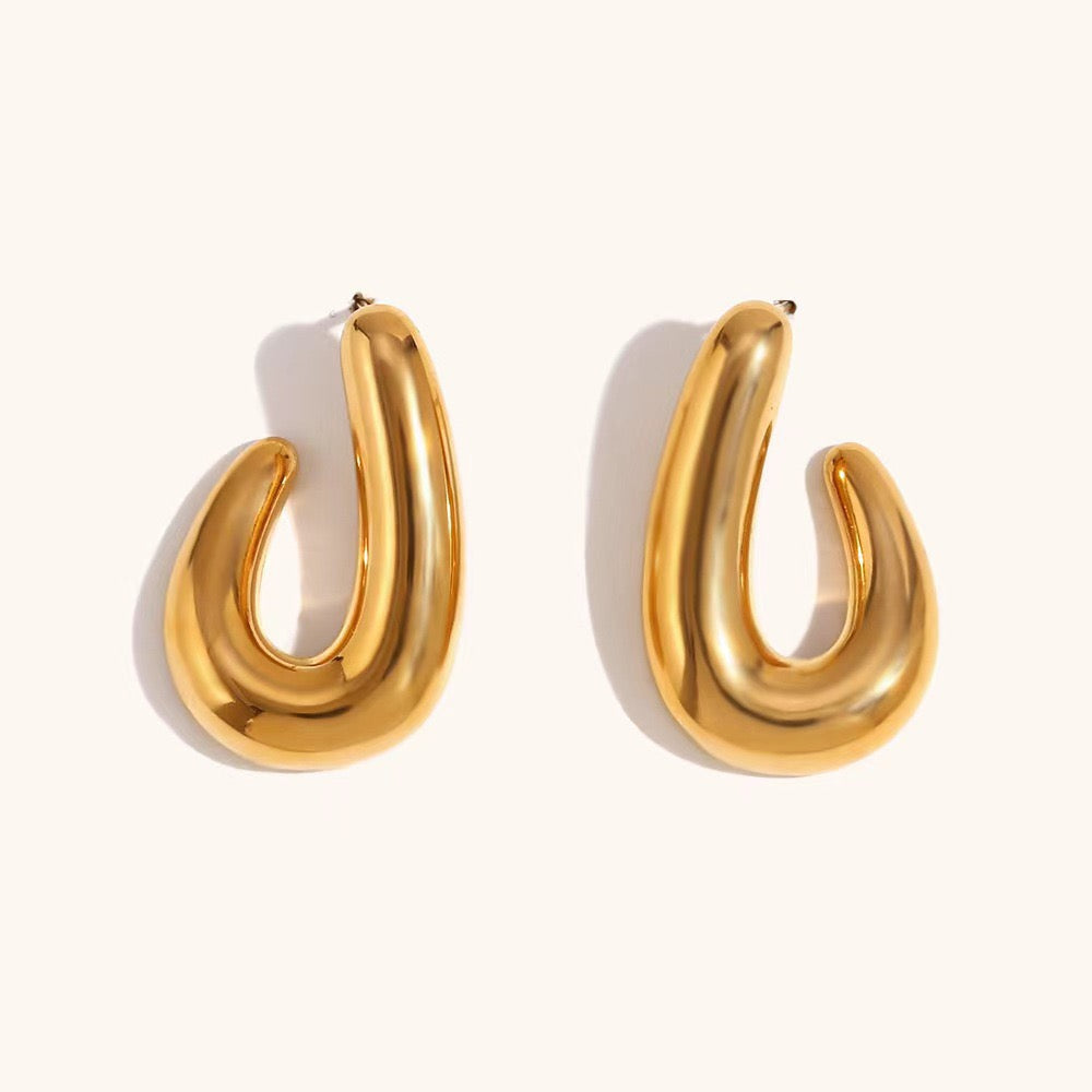Texas square gate earrings