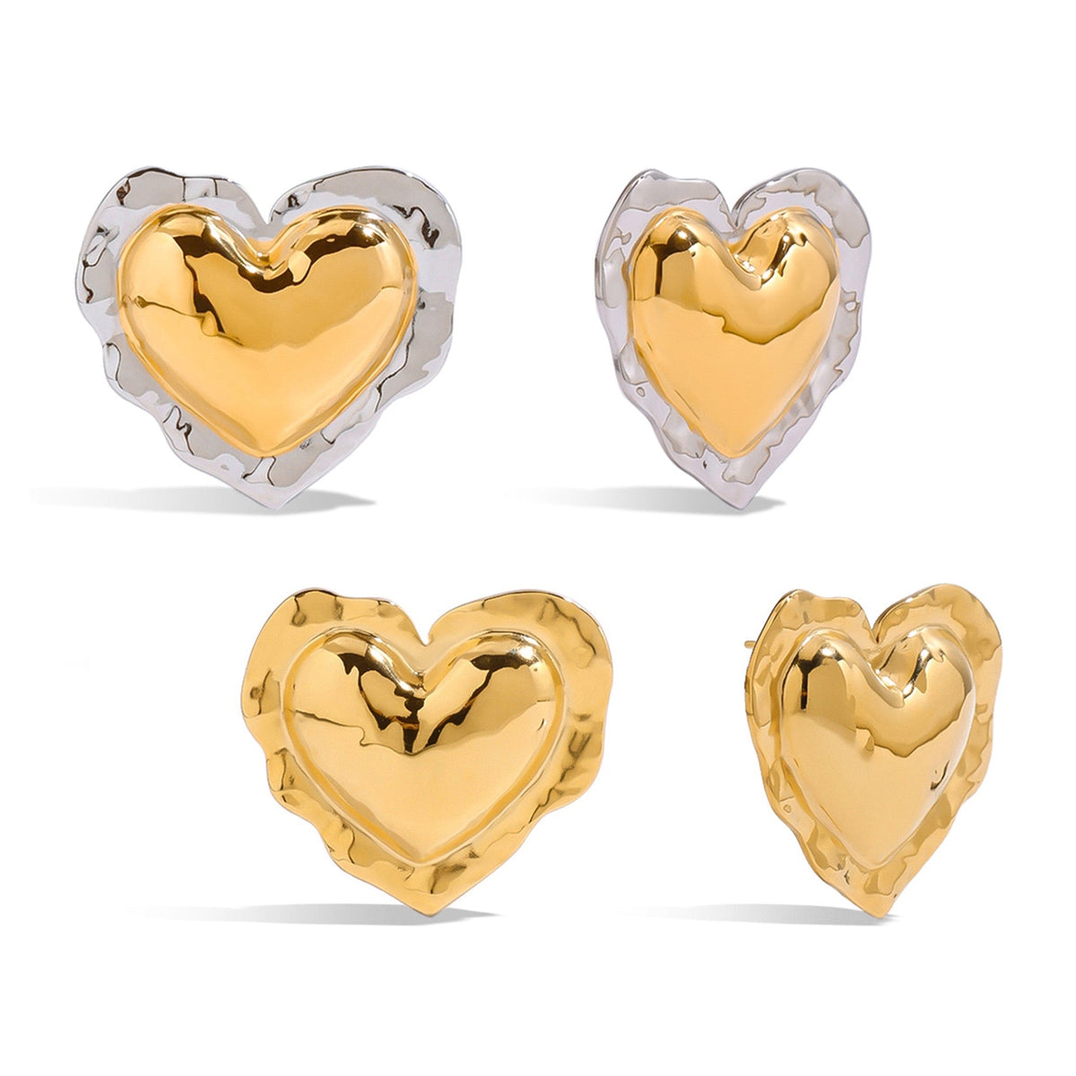 Louisa hoops abstract earrings